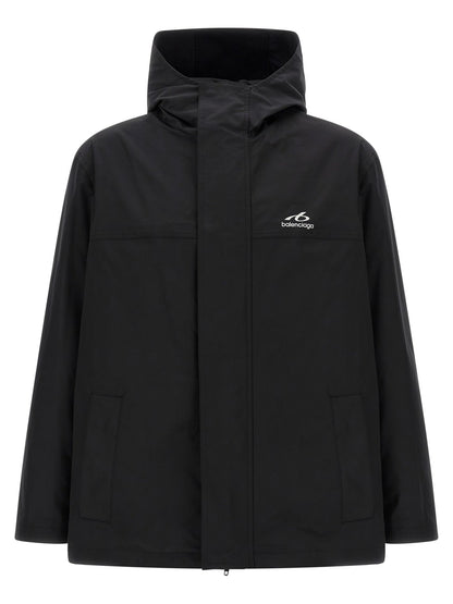Coupe-vent Balenciaga homme Techwear en polyester noir – BA-341360 - HBPS Beauty & Fashion