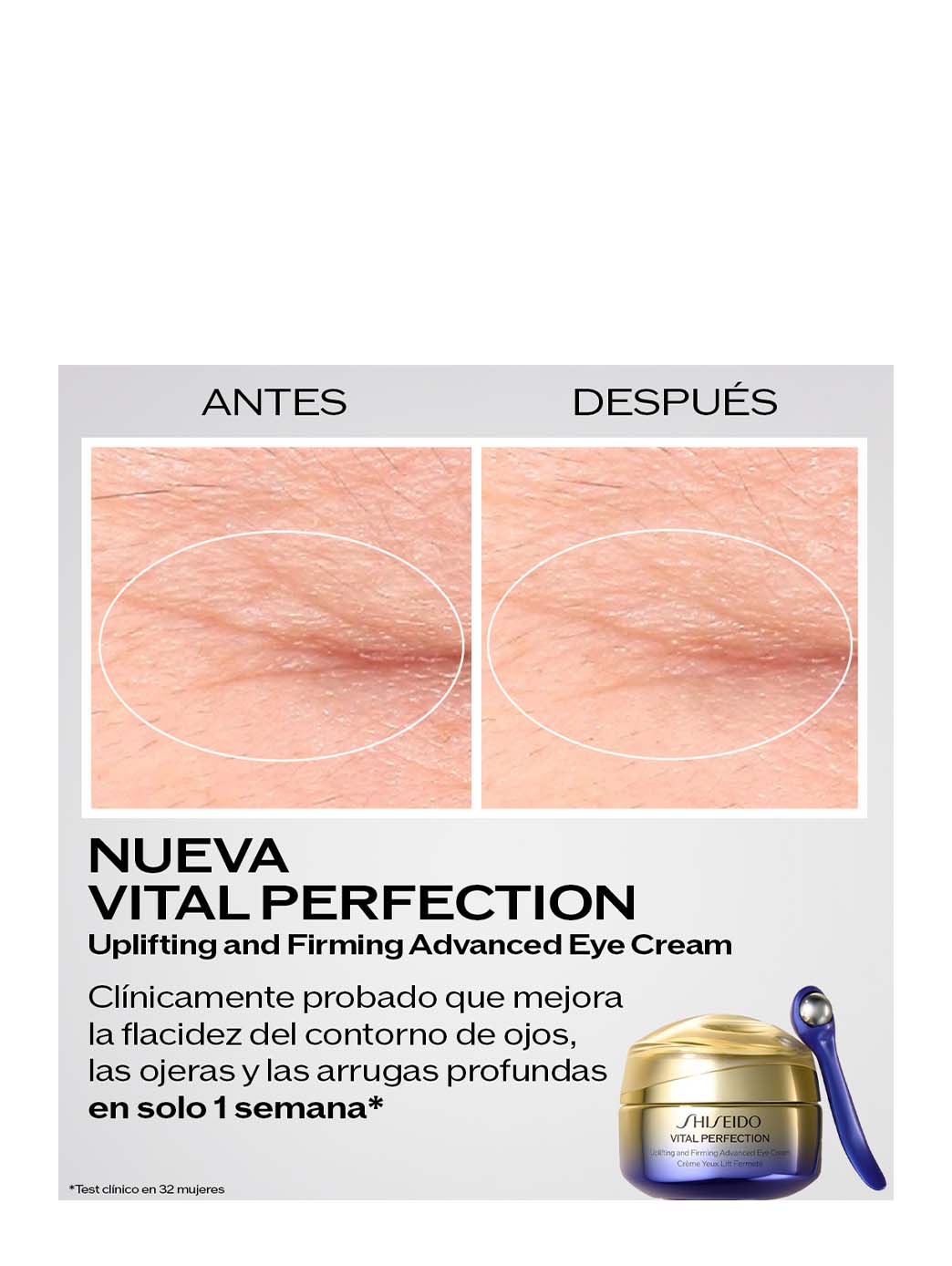 Crème Contour des Yeux Shiseido Vital Perfection Uplifting & Firming – Anti-Âge | HBPS Beauty - HBPS Beauty & Fashion