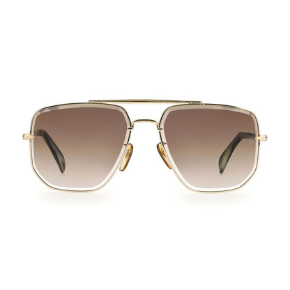 David Beckham Gold Metal Sunglasses - HBPS Beauty & Fashion