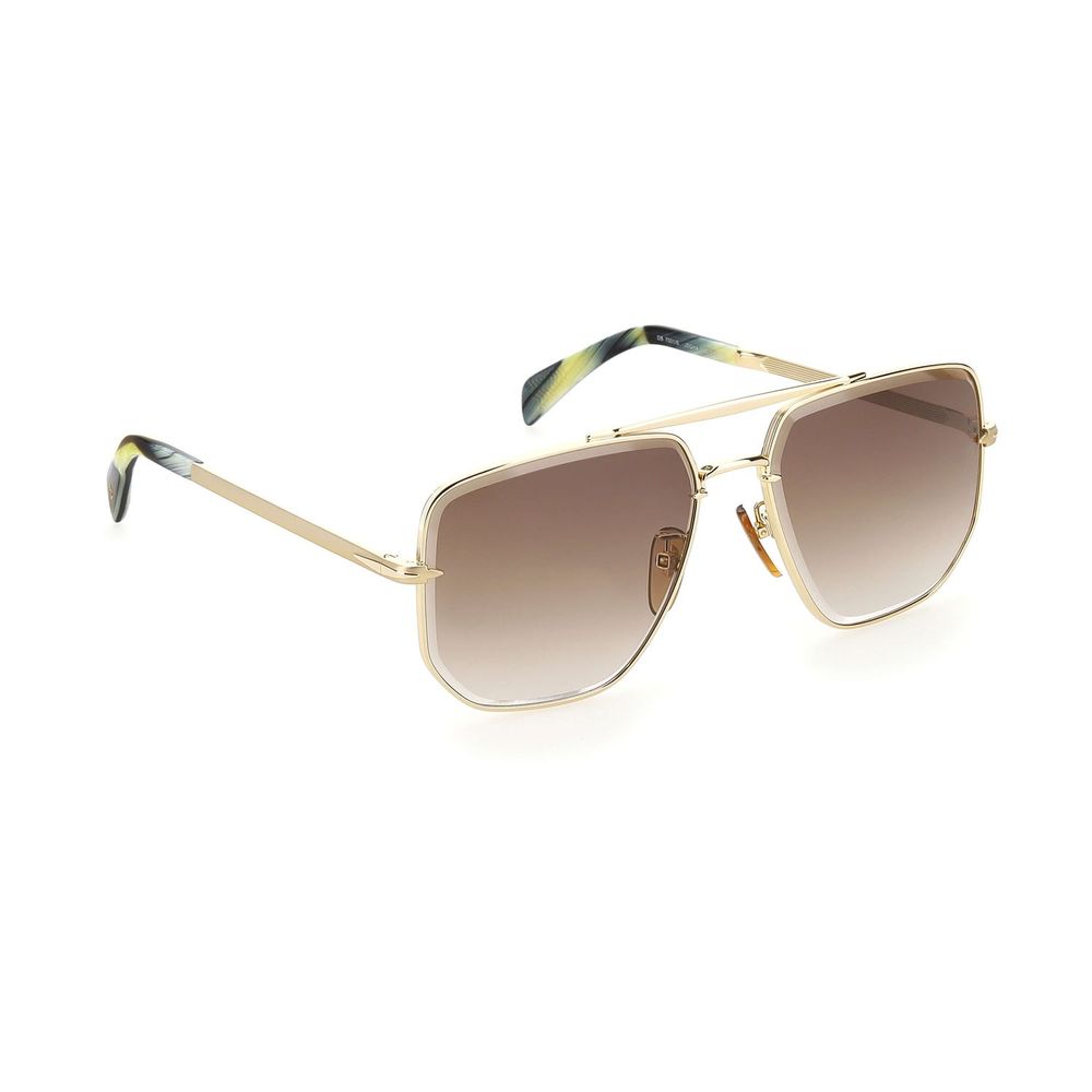 David Beckham Gold Metal Sunglasses - HBPS Beauty & Fashion