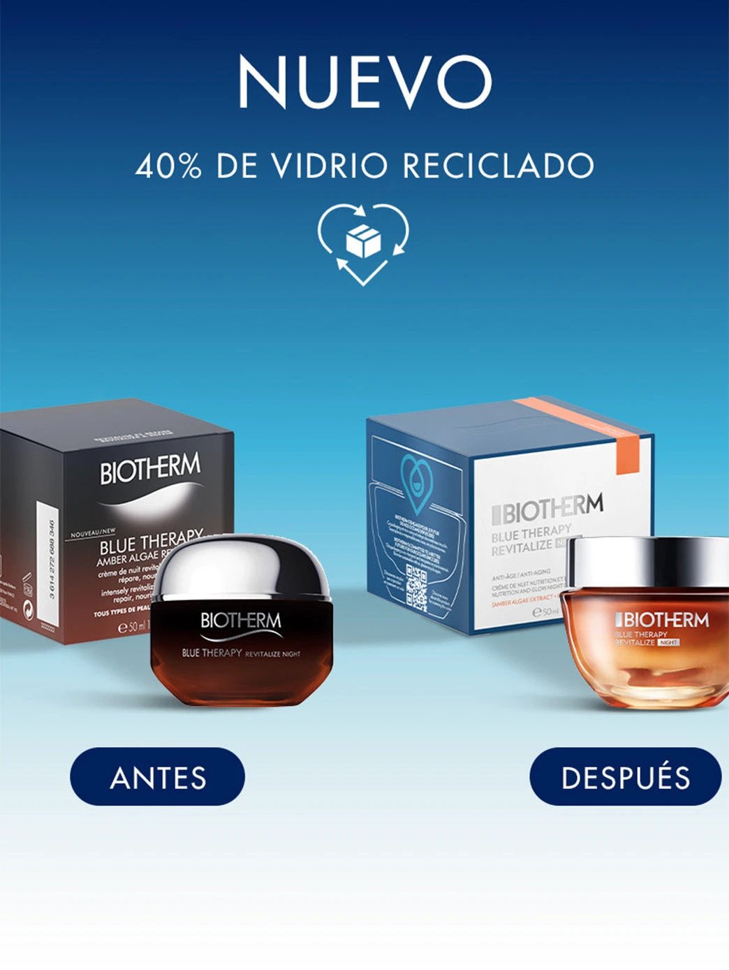 Biotherm Blue Therapy Amber Algae Revitalize Noche Crema by Perfumerías Padilla