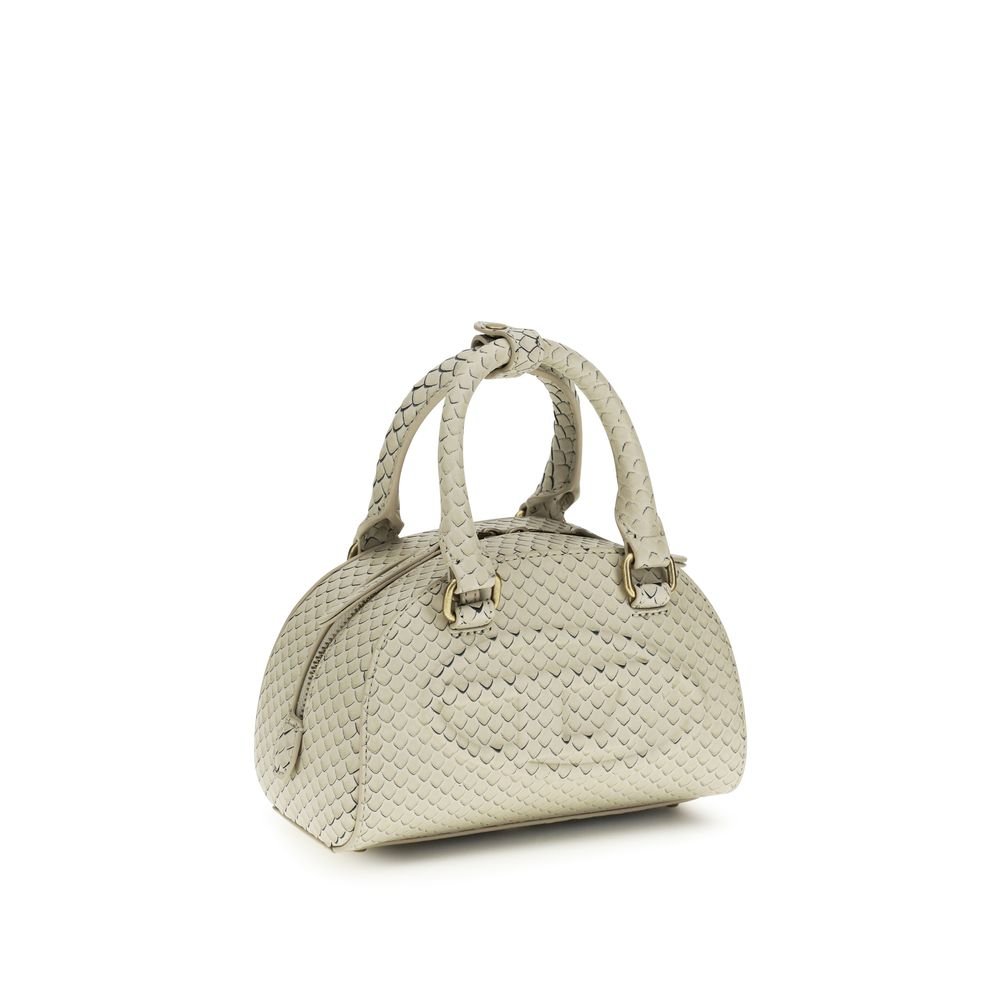 Diesel Beige Calf Leather Bos Taurus Handbag - HBPS Beauty & Fashion