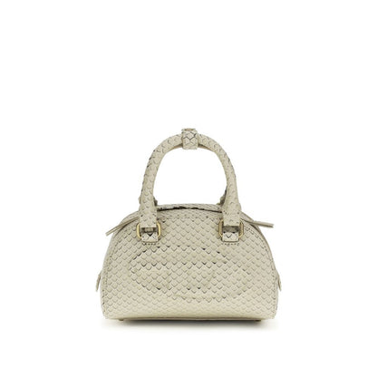 Diesel Beige Calf Leather Bos Taurus Handbag - HBPS Beauty & Fashion