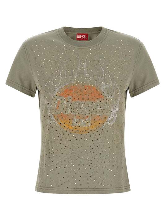 Diesel Bicolor Cotton T-Shirt - HBPS Beauty & Fashion