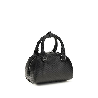 Diesel Black Calf Leather Bos Taurus Handbag - HBPS Beauty & Fashion