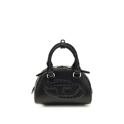 Diesel Black Calf Leather Bos Taurus Handbag - HBPS Beauty & Fashion
