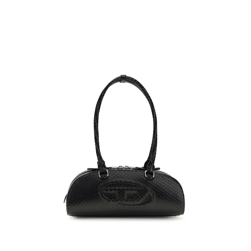 Diesel Black Calf Leather Bos Taurus Shoulder Bag - HBPS Beauty & Fashion