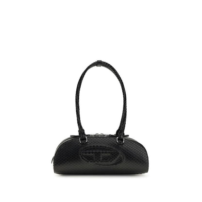 Diesel Black Calf Leather Bos Taurus Shoulder Bag - HBPS Beauty & Fashion