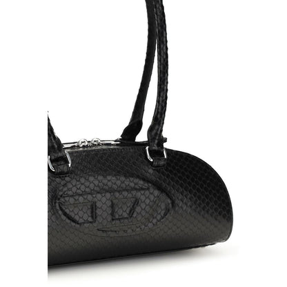 Diesel Black Calf Leather Bos Taurus Shoulder Bag - HBPS Beauty & Fashion