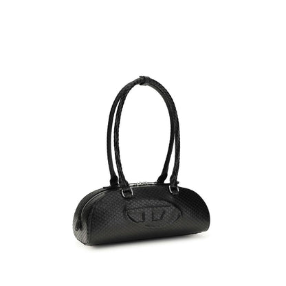 Diesel Black Calf Leather Bos Taurus Shoulder Bag - HBPS Beauty & Fashion
