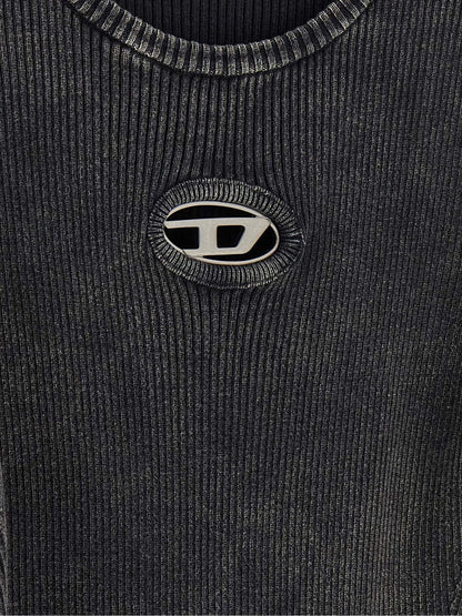 Diesel Black Cotton Short Dress - HBPS Beauty & Fashion