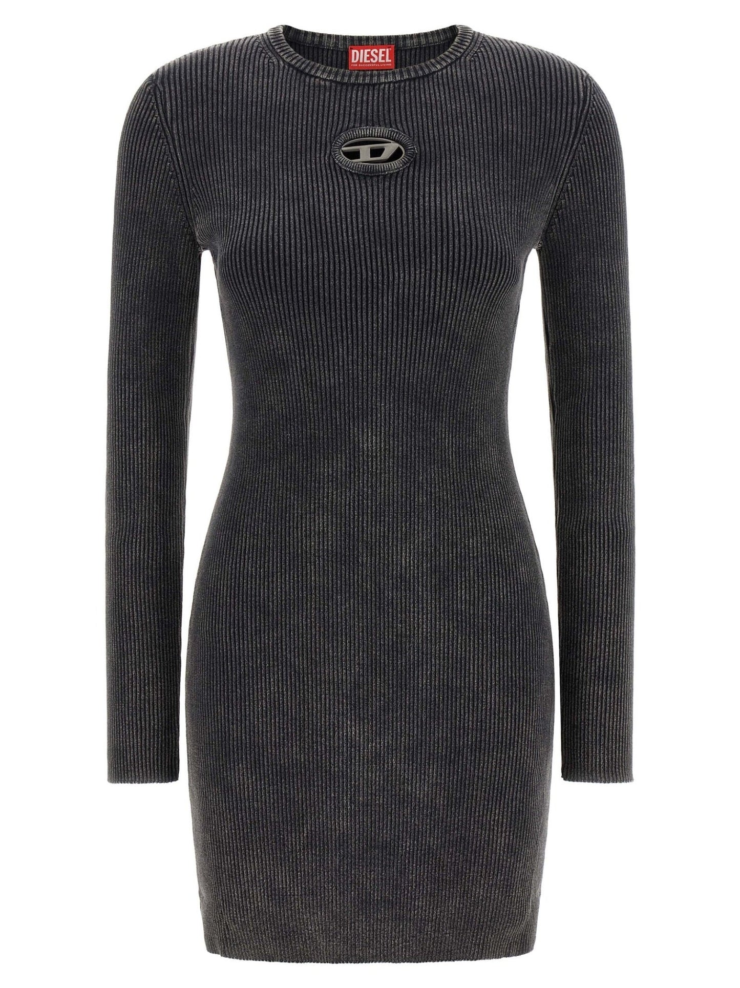 Diesel Black Cotton Short Dress - HBPS Beauty & Fashion