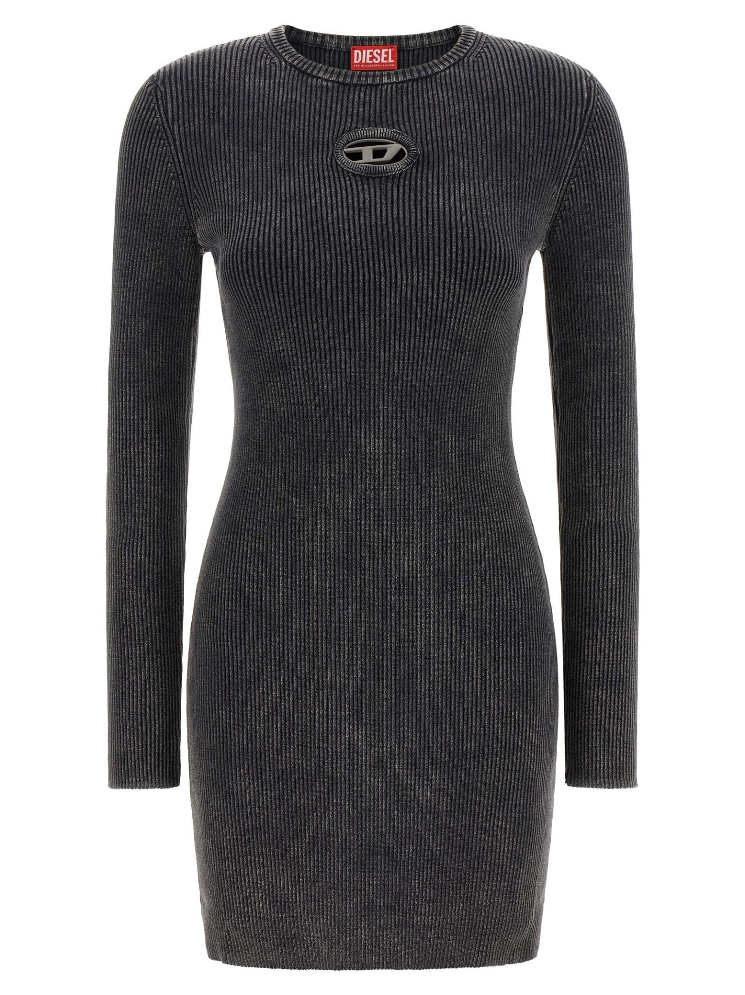 Diesel Black Cotton Short Dress - HBPS Beauty & Fashion