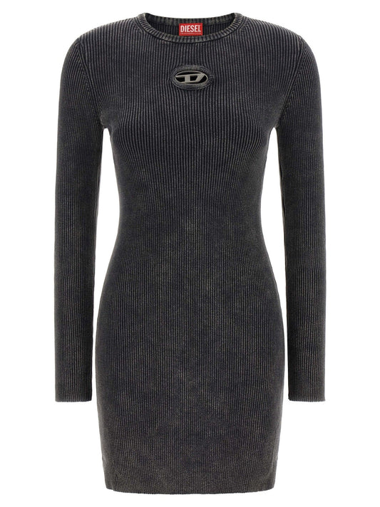 Diesel Black Cotton Short Dress - HBPS Beauty & Fashion