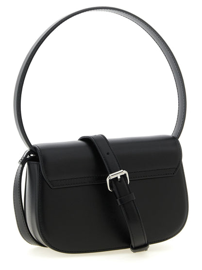 Diesel Black Cowhide Shoulder Bag - HBPS Beauty & Fashion