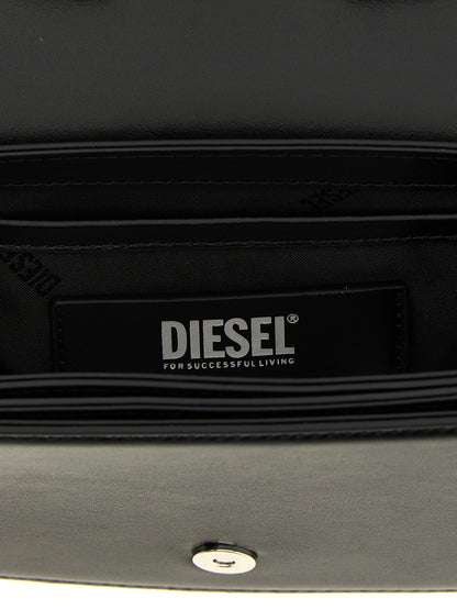 Diesel Black Cowhide Shoulder Bag - HBPS Beauty & Fashion