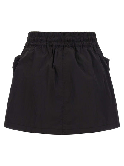 Diesel Black Polyamide Long Skirt - HBPS Beauty & Fashion