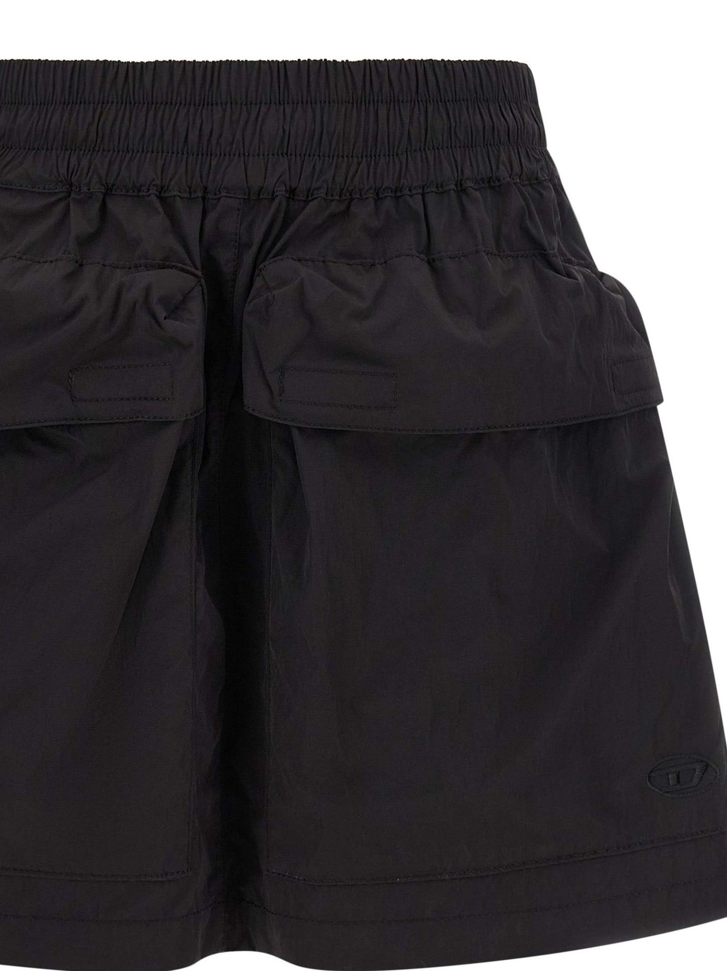 Diesel Black Polyamide Long Skirt - HBPS Beauty & Fashion