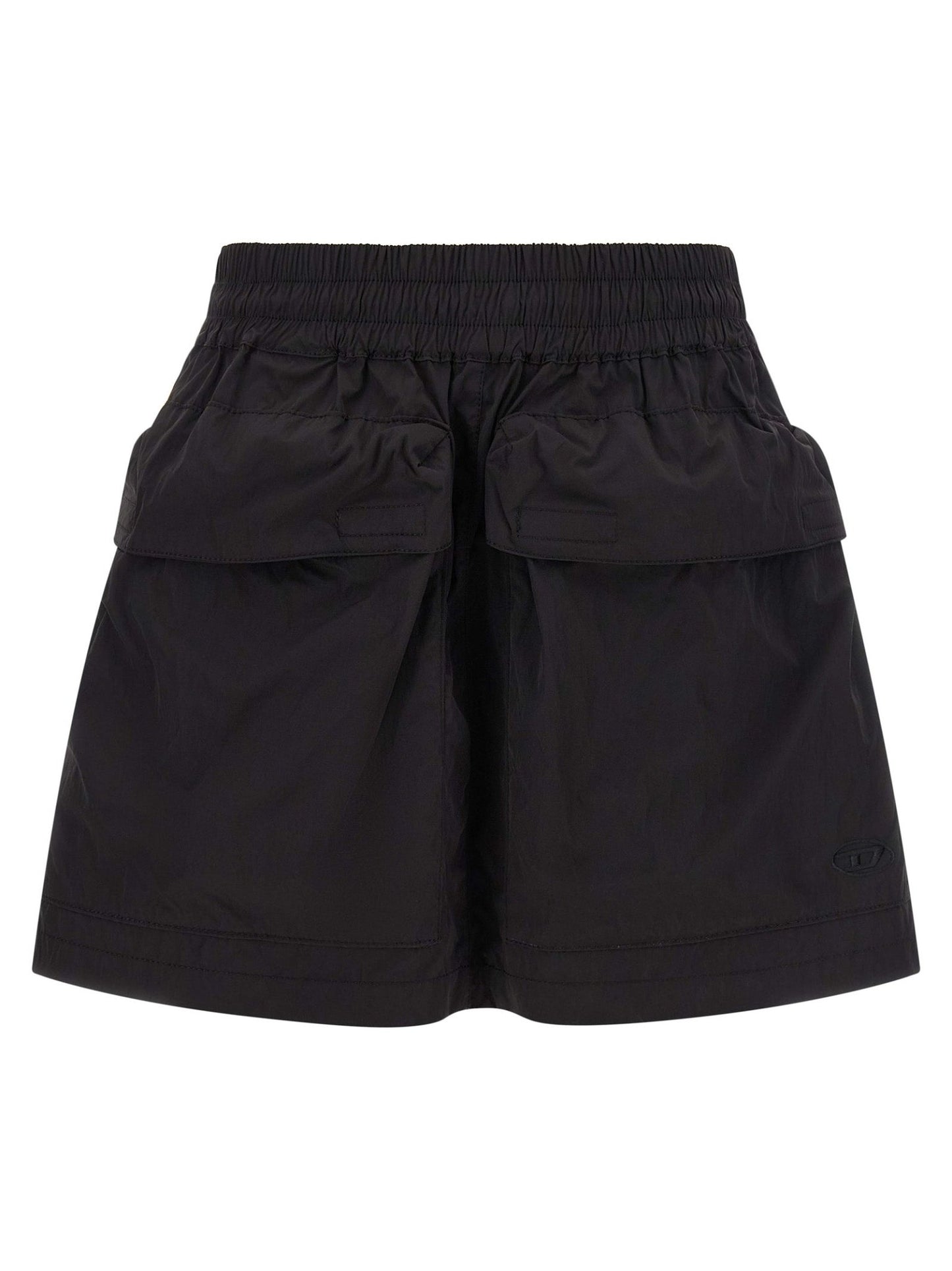 Diesel Black Polyamide Long Skirt - HBPS Beauty & Fashion