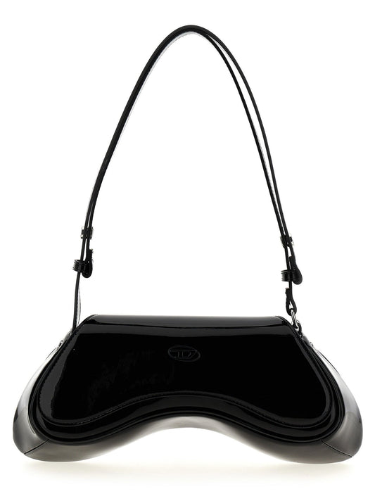Diesel Black Polyethylene Shoulder Bag - HBPS Beauty & Fashion
