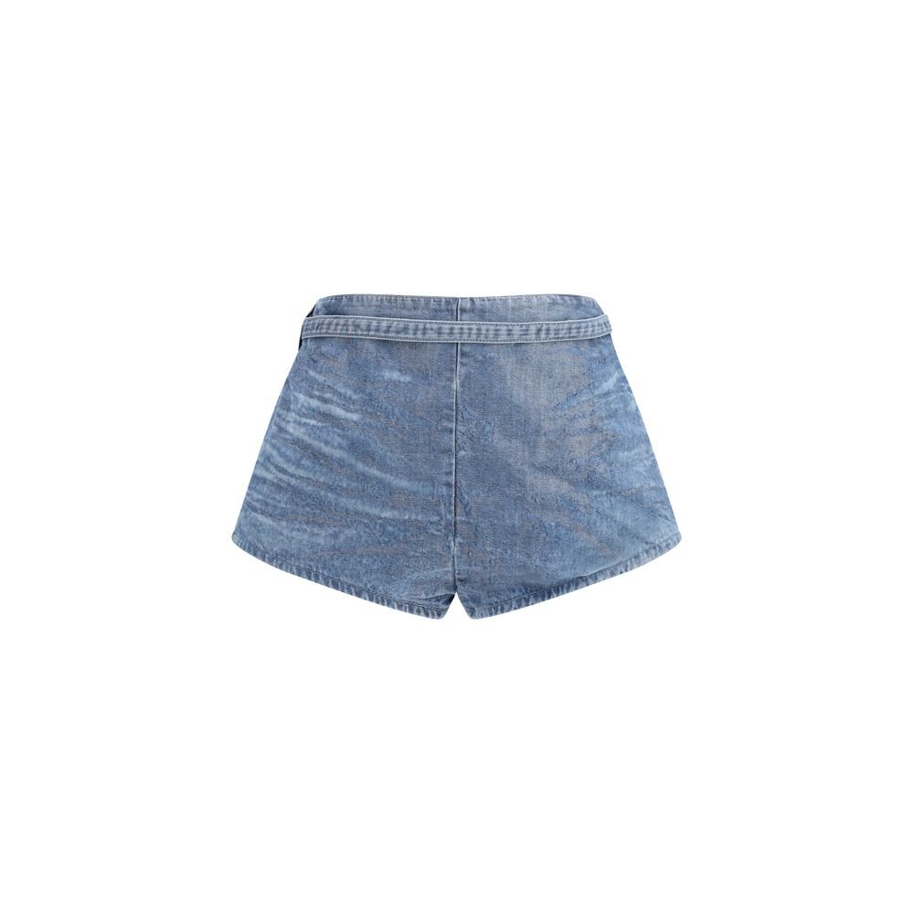 Diesel Blue Cotton Bermuda Shorts - HBPS Beauty & Fashion