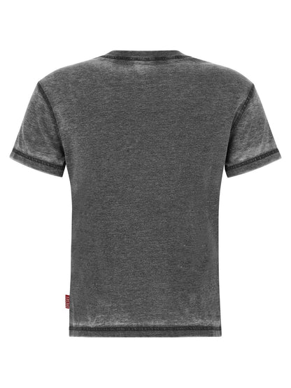 Diesel Gray Polyester T-Shirt - HBPS Beauty & Fashion