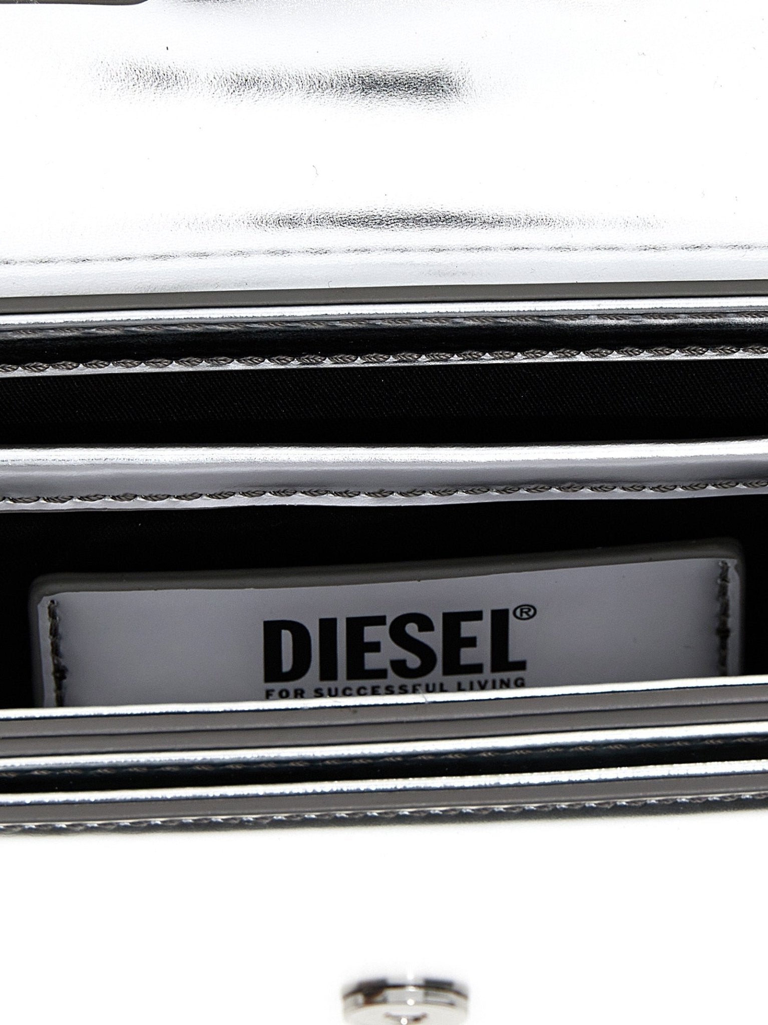 Diesel Silver Cowhide Shoulder Bag - HBPS Beauty & Fashion