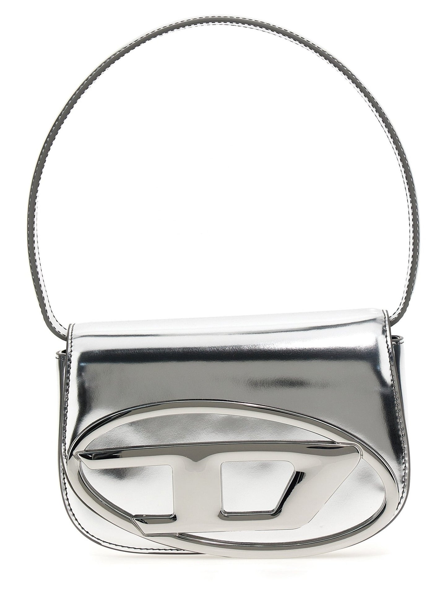 Diesel Silver Cowhide Shoulder Bag - HBPS Beauty & Fashion
