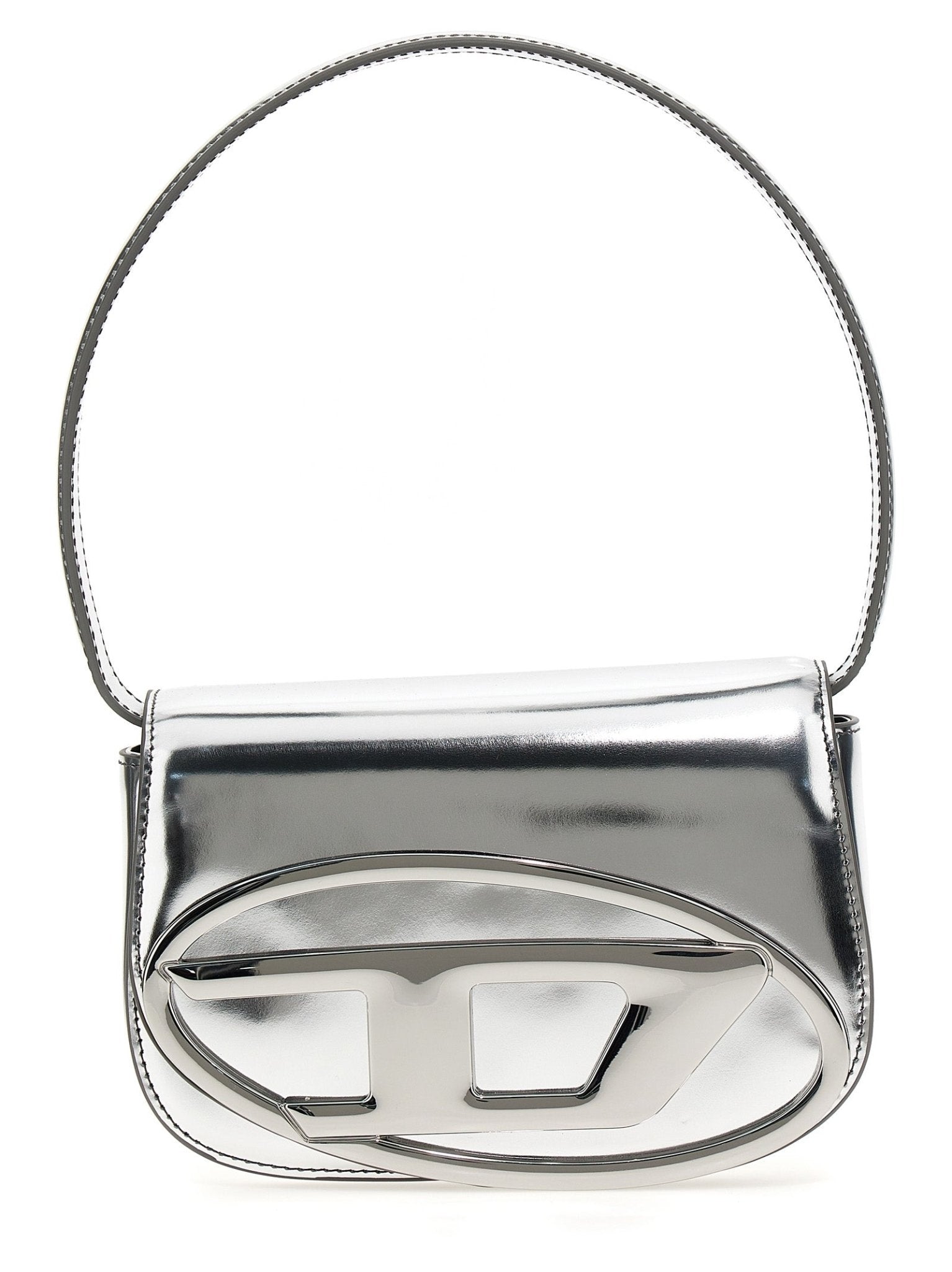 Diesel Silver Cowhide Shoulder Bag - HBPS Beauty & Fashion