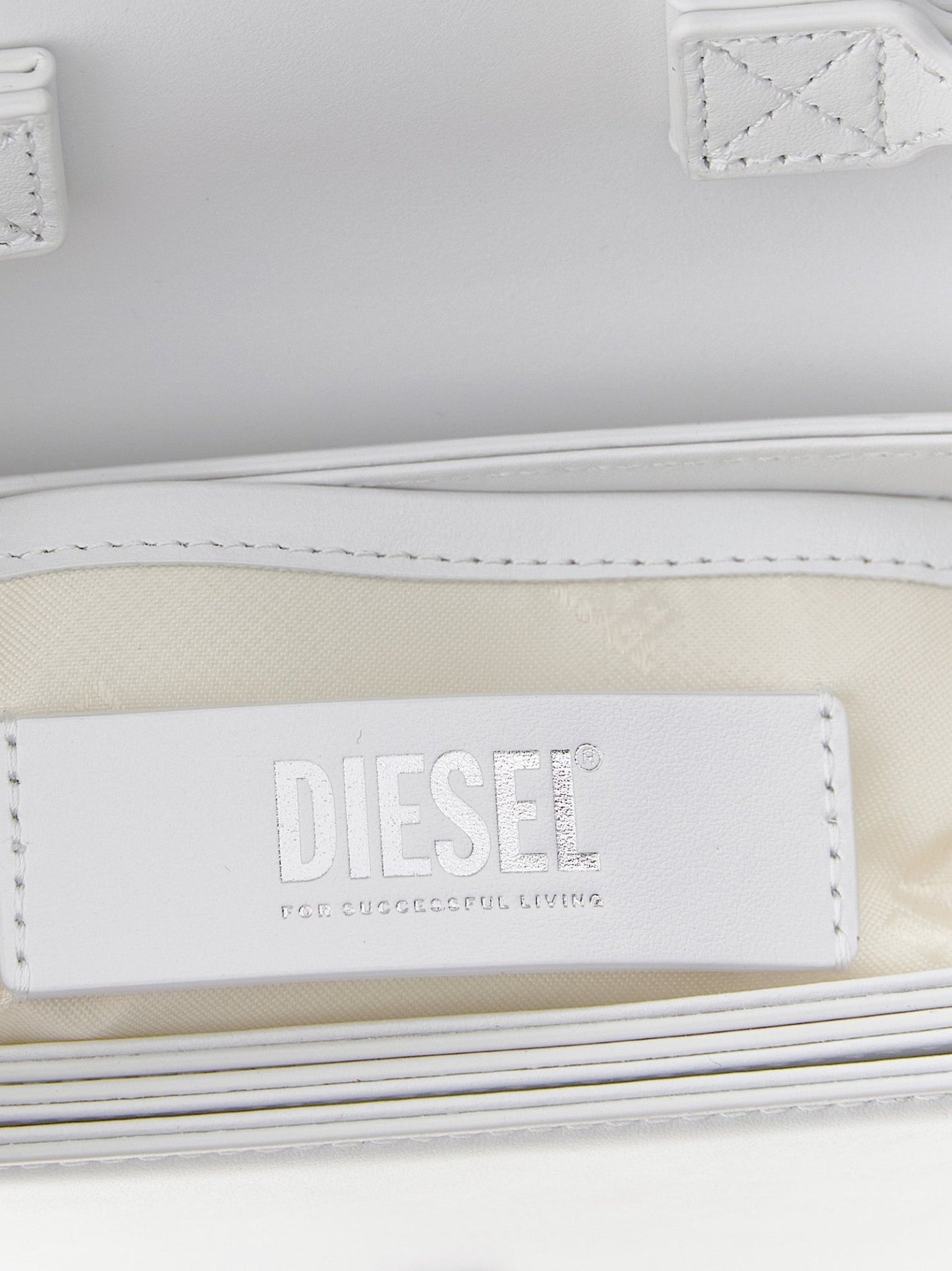 Diesel White Cowhide Shoulder Bag - HBPS Beauty & Fashion