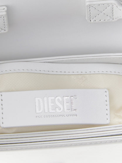 Diesel White Cowhide Shoulder Bag - HBPS Beauty & Fashion
