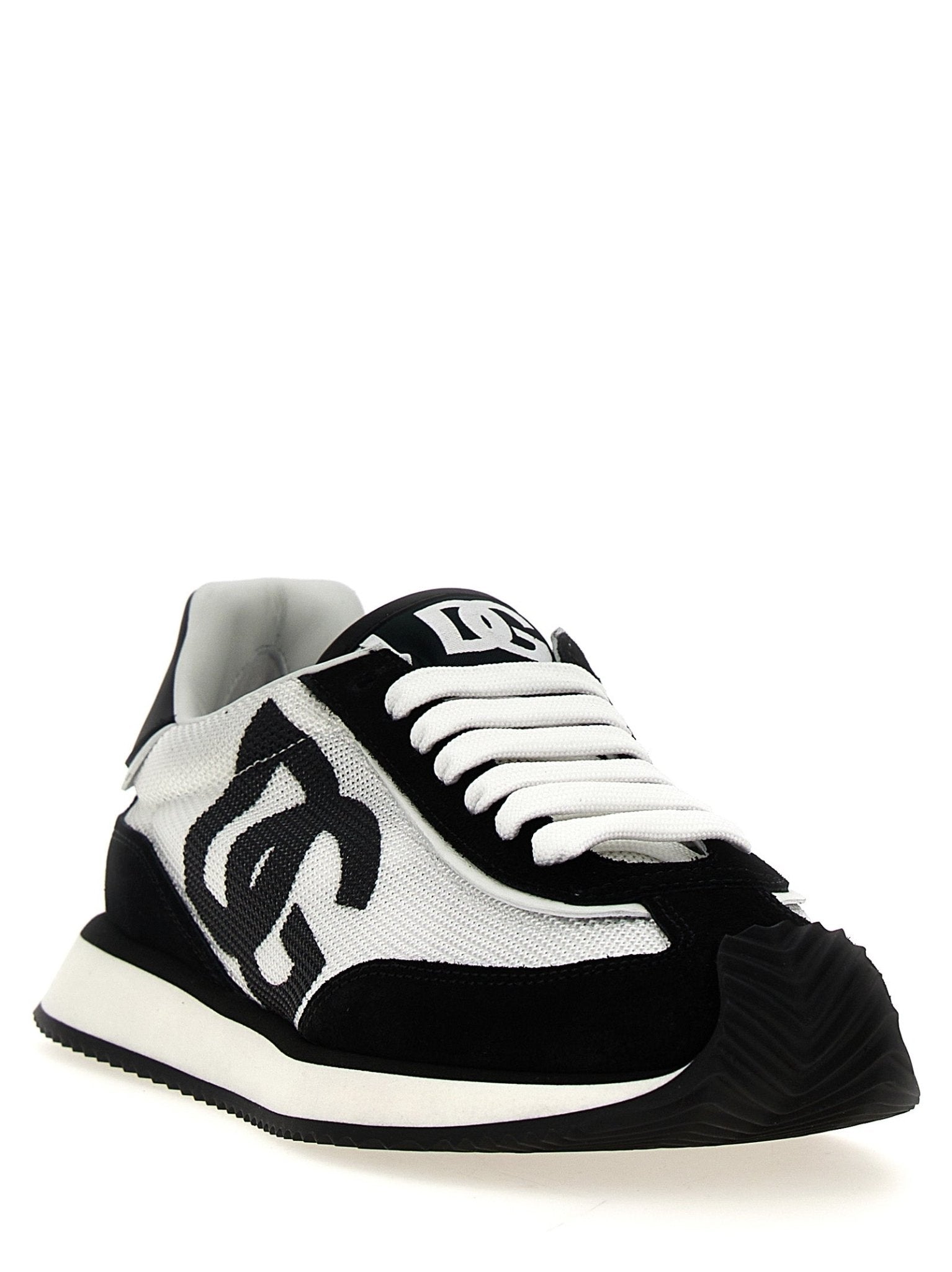 Dolce & Gabbana Bicolor Calfskin Athletic Sneakers - HBPS Beauty & Fashion