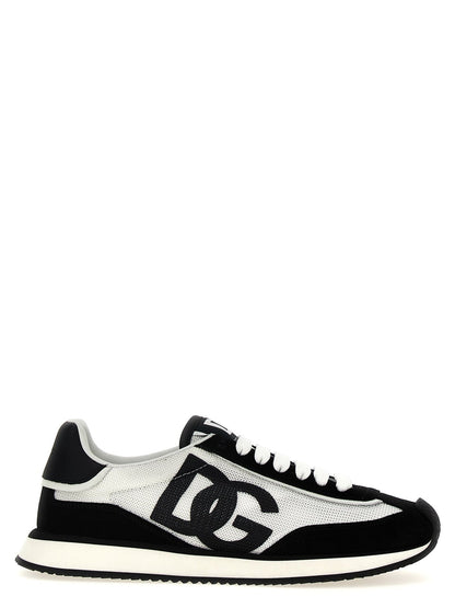 Dolce & Gabbana Bicolor Calfskin Athletic Sneakers - HBPS Beauty & Fashion