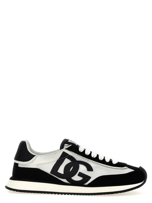 Dolce & Gabbana Bicolor Calfskin Athletic Sneakers - HBPS Beauty & Fashion