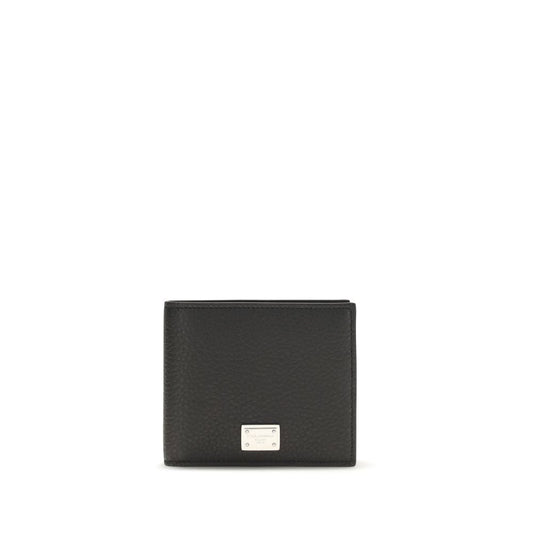 Dolce & Gabbana Black Calf Leather Bos Taurus Wallet - HBPS Beauty & Fashion