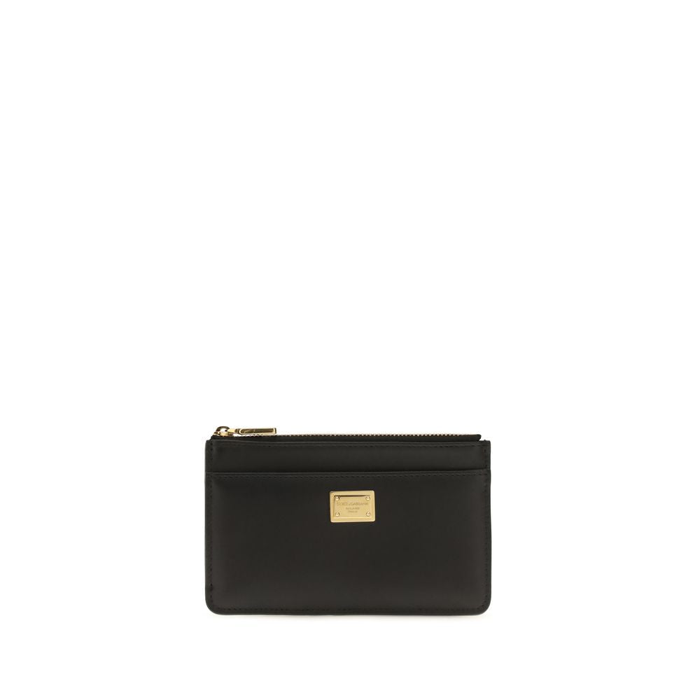 Dolce & Gabbana Black Calf Leather Bos Taurus Wallet - HBPS Beauty & Fashion