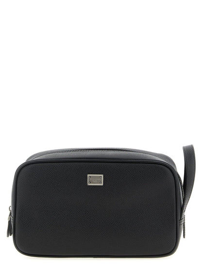Dolce & Gabbana Black Calfskin Leather Wallet - HBPS Beauty & Fashion