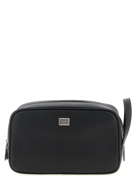 Dolce & Gabbana Black Calfskin Leather Wallet - HBPS Beauty & Fashion