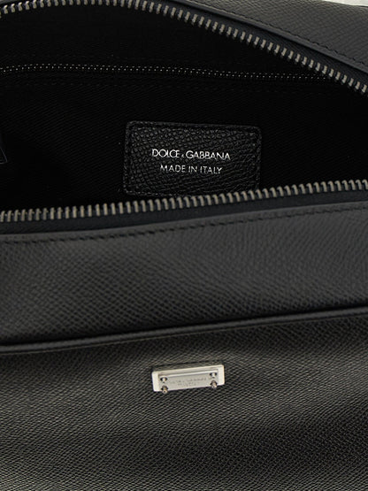 Dolce & Gabbana Black Calfskin Leather Wallet - HBPS Beauty & Fashion