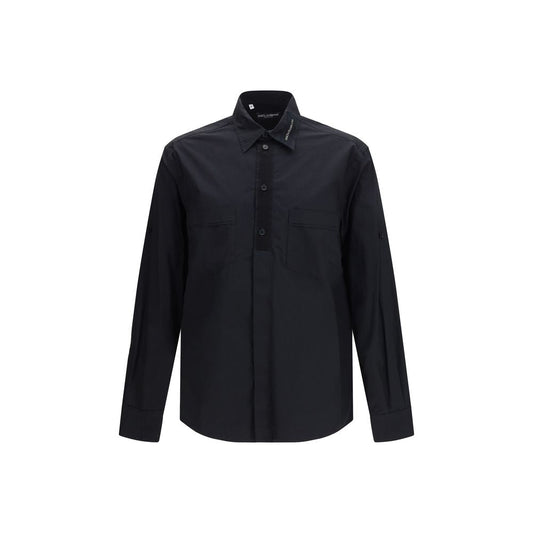Dolce & Gabbana Black Cotton Dress Shirt - HBPS Beauty & Fashion