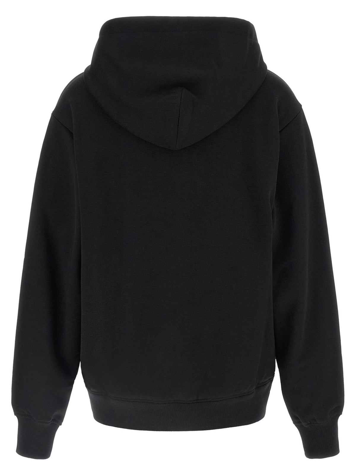 Dolce & Gabbana Black Cotton Hoodie - HBPS Beauty & Fashion