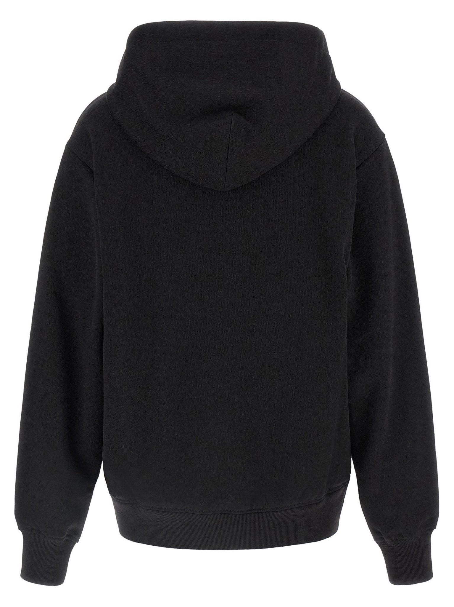 Dolce & Gabbana Black Cotton Hoodie - HBPS Beauty & Fashion