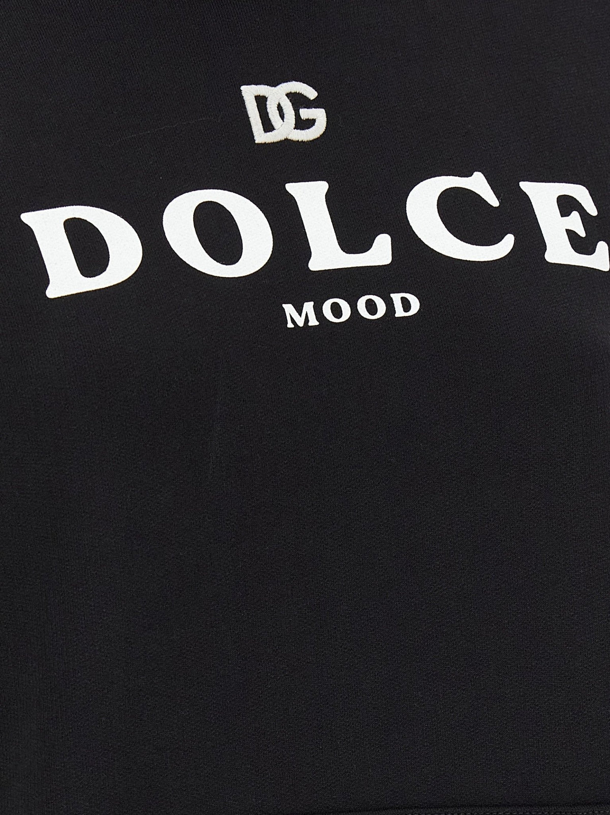 Dolce & Gabbana Black Cotton Hoodie - HBPS Beauty & Fashion