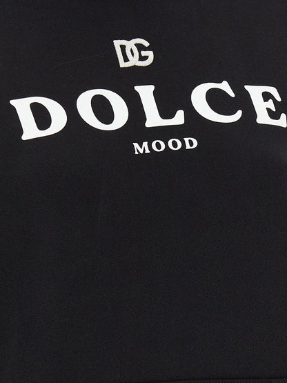 Dolce & Gabbana Black Cotton Hoodie - HBPS Beauty & Fashion
