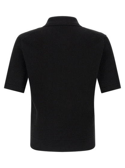 Dolce & Gabbana Black Cotton Polo Shirt - HBPS Beauty & Fashion