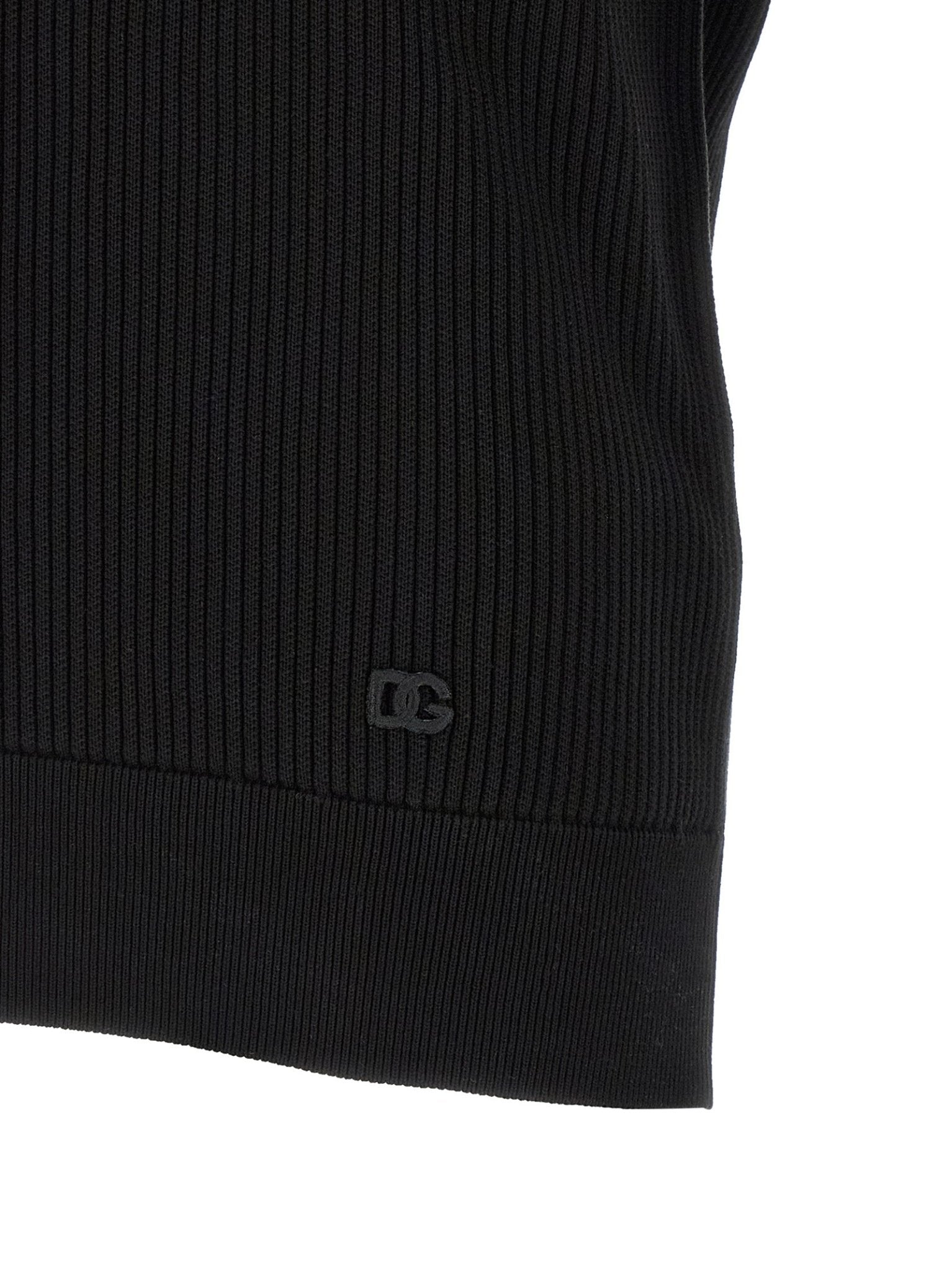 Dolce & Gabbana Black Cotton Polo Shirt - HBPS Beauty & Fashion