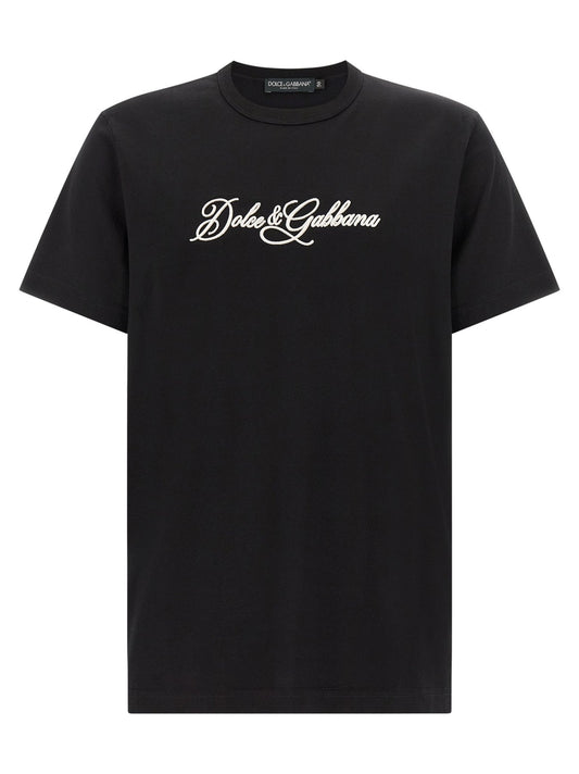 Dolce & Gabbana Black Cotton T-Shirt - HBPS Beauty & Fashion