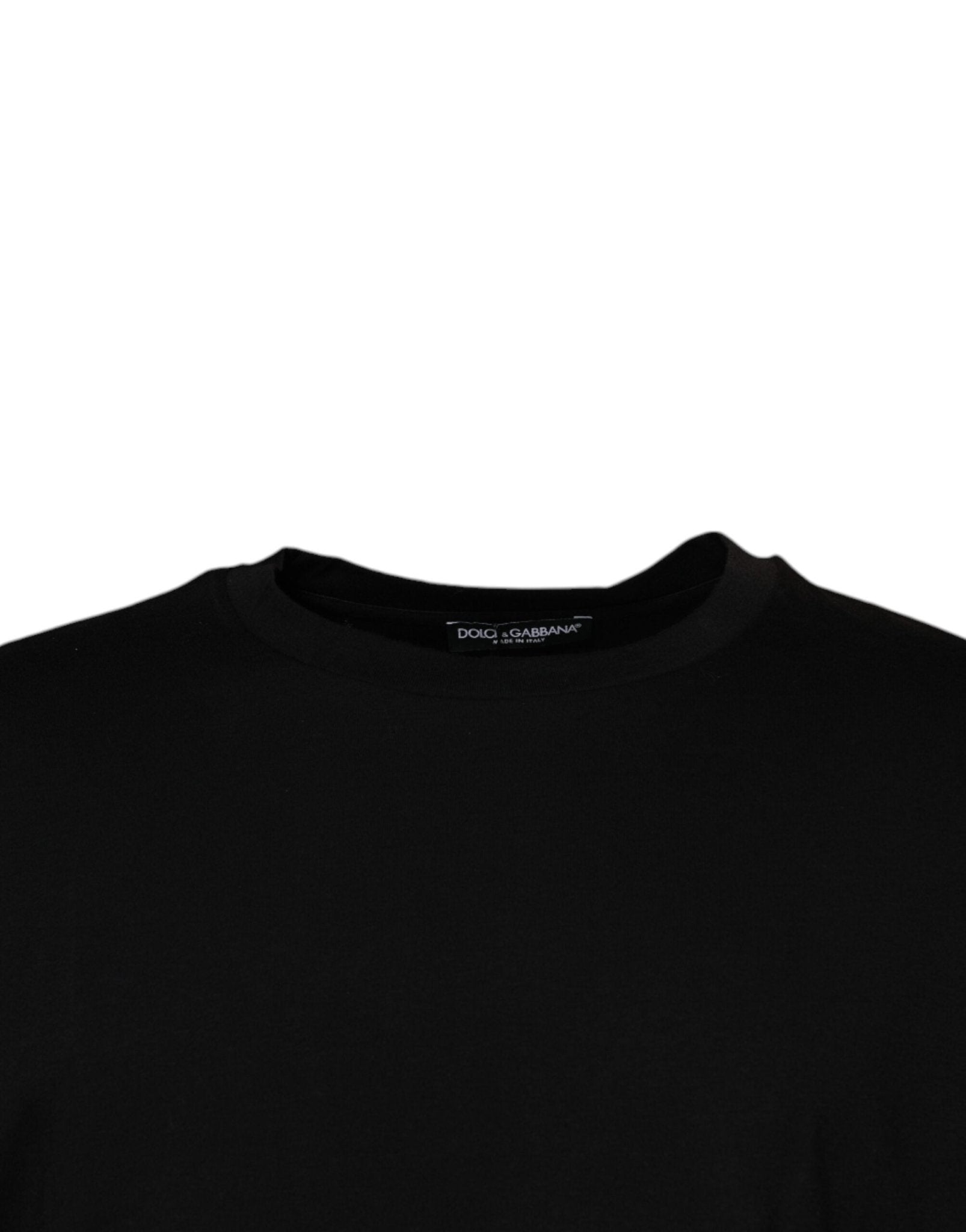 Dolce & Gabbana Black Crew Neck Short Sleeve T-shirt - HBPS Beauty & Fashion