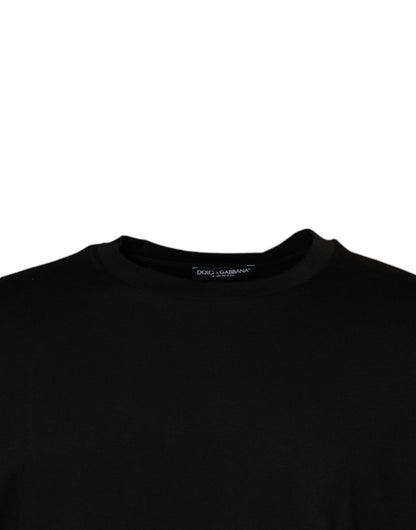 Dolce & Gabbana Black Crew Neck Short Sleeve T-shirt - HBPS Beauty & Fashion