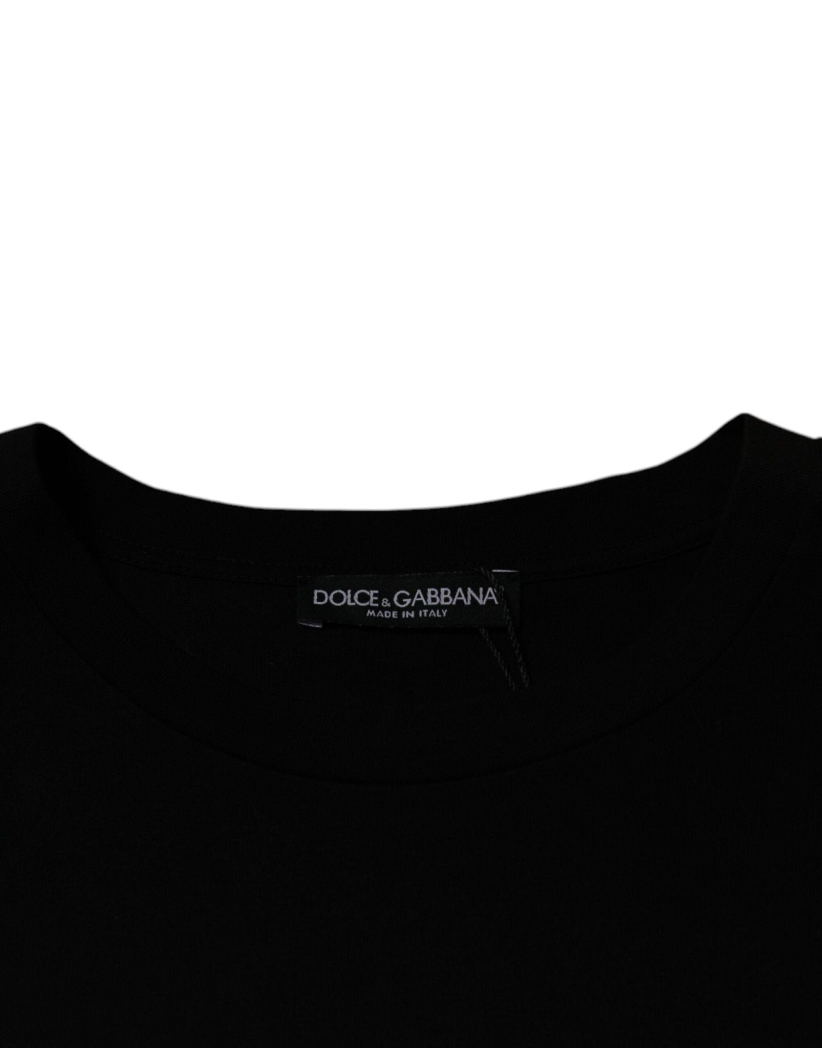 Dolce & Gabbana Black Crew Neck Short Sleeve T-shirt - HBPS Beauty & Fashion